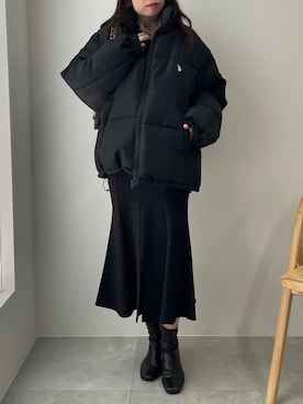 「U.S. POLO ASSN.（ユーエスポロアッスン）のアイテム（ジャケット/アウター）」を使った、Junoさん（レディース・162cm）の冬コーディネート