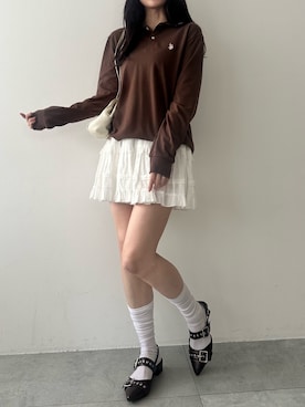 「アイテム（パンプス）」を使った、Junoさん（レディース・162cm）の夏コーディネート