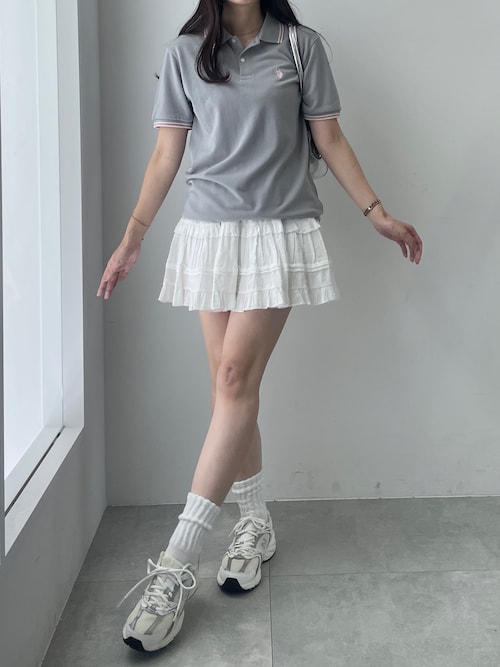 ∴WEGO/【25年春夏新作】U.S. POLO ASSN.別注ラインポロシャツ