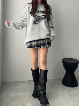 「WEGO（ウィゴー）のアイテム」を使った、Junoさん（骨格ウェーブ・レディース・162cm）の冬コーディネート