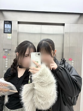 「GRL（グレイル）のアイテム（ジャケット/アウター）」を使った、m2lky_さん（レディース・152cm）の春コーディネート