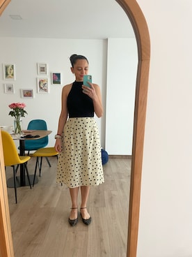 「アイテム（その他トップス）」を使った、indibvさん（レディース・163cm）の秋コーディネート