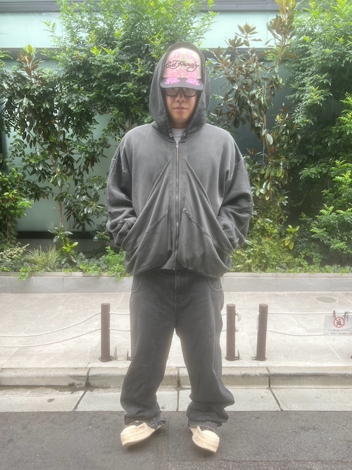 WHITELAND/ホワイトランド/ZIP UP CARGO HOODIE（パーカー