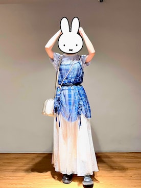 「アイテム（その他トップス）」を使った、YUさん（レディース・153cm・20代）の夏コーディネート
