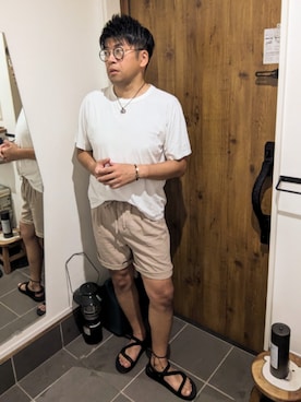 「アイテム（トートバッグ）」を使った、☆taku☆さん（メンズ・172cm・50代）の夏コーディネート