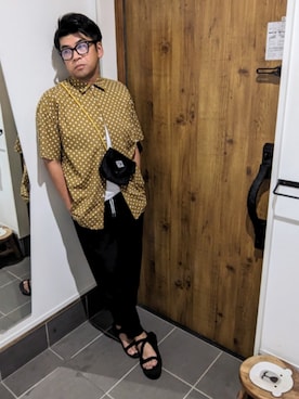「MR.GENTLEMAN（ミスタージェントルマン）のアイテム（シャツ/ブラウス）」を使った、☆taku☆さん（メンズ・172cm・50代）の秋コーディネート