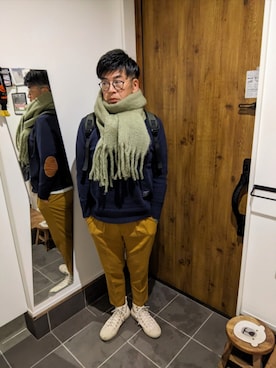 「アイテム（パンツ）」を使った、☆taku☆さん（メンズ・172cm・50代）の秋コーディネート