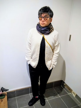 「no brand（ノーブランド）のアイテム（トップス）」を使った、☆ｔａｋｕ☆さん（メンズ・172cm）の春コーディネート