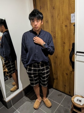 「アイテム（トートバッグ）」を使った、☆taku☆さん（メンズ・172cm・50代）の夏コーディネート
