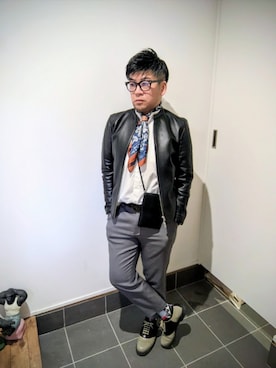 「LIDNM（リドム）のアイテム」を使った、☆ｔａｋｕ☆さん（メンズ・172cm）の春コーディネート