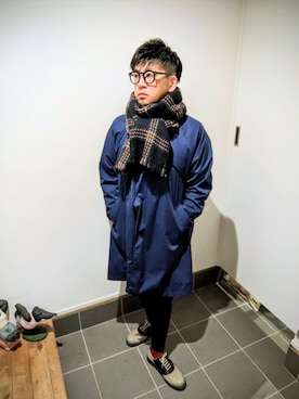 「REGAL（リーガル）のアイテム」を使った、☆ｔａｋｕ☆さん（メンズ・172cm）の冬コーディネート