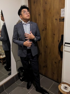 「TAKA-Q（タカキュー）のアイテム」を使った、☆taku☆さん（メンズ・172cm）の夏コーディネート