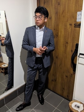 「アイテム（ドレスシューズ）」を使った、☆taku☆さん（メンズ・172cm・50代）の夏コーディネート