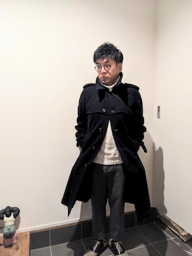 「no brand（ノーブランド）のアイテム」を使った、☆ｔａｋｕ☆さん（メンズ・172cm）の冬コーディネート