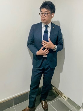「no brand（ノーブランド）のアイテム」を使った、☆ｔａｋｕ☆さん（メンズ・172cm）の春コーディネート