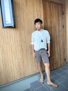 「アイテム（アンクレット）」を使った、☆ｔａｋｕ☆さん（メンズ・172cm）の夏コーディネート