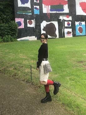 「アイテム（メガネ）」を使った、Natsuki.Mさん（レディース・149cm・20代）の夏コーディネート