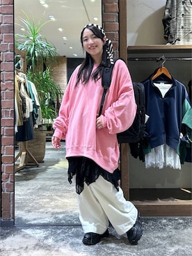 「アイテム（チャーム）」を使った、h0peeekoさん（レディース・151cm）の秋コーディネート