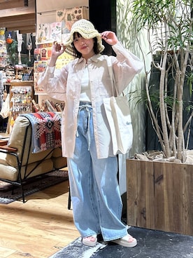 「Casselini（キャセリーニ）のアイテム」を使った、h0peeekoさん（レディース・151cm）の春コーディネート
