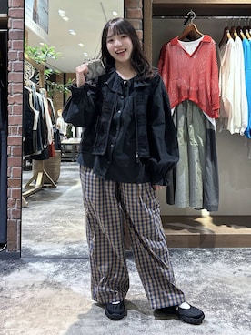 「リラックス」｜h0peeekoさん（レディース・151cm）の春コーディネート