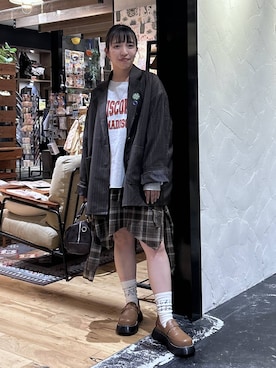 「デート/ロマンティック」｜「アイテム（レッグウェア）」を使った、h0peeekoさん（レディース・151cm）の秋コーディネート