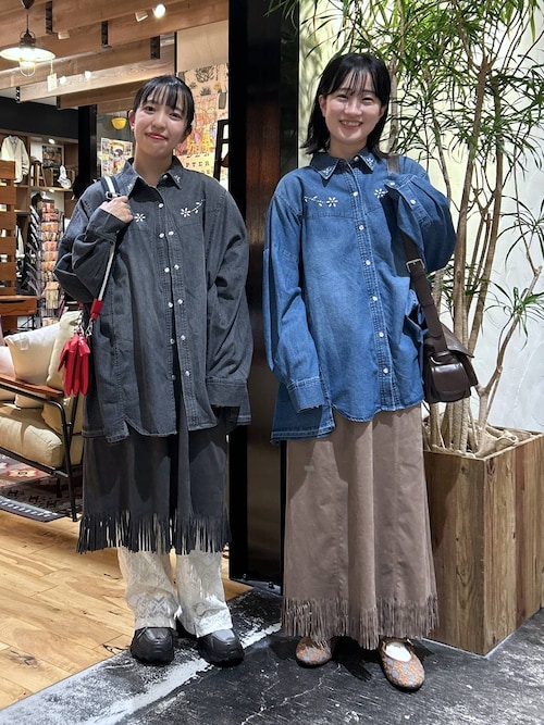 ニコアンド スタッフプロデュース フリンジスカート 最終価格