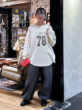 「アイテム（財布）」を使った、h0peeekoさん（レディース・151cm）の秋コーディネート