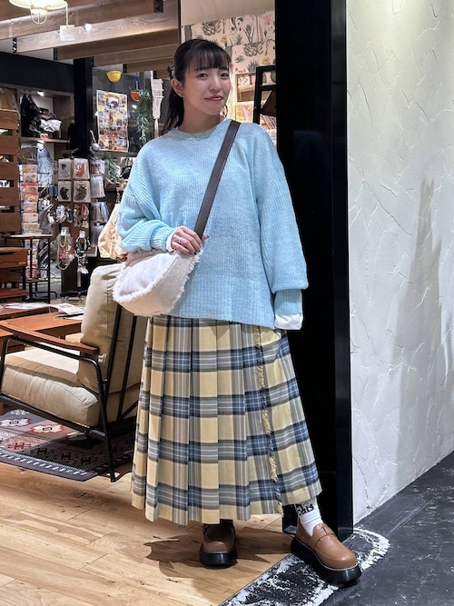 アルパカウールMIXニットプルオーバー（ニット/セーター）｜niko