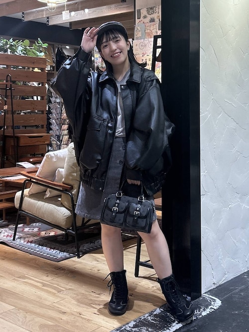 フロッキーミニスカート（スカート）｜niko and（ニコアンド