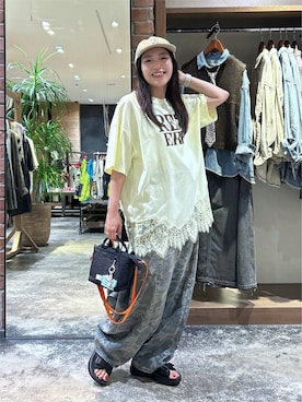 「アイテム（チャーム）」を使った、h0peeekoさん（レディース・151cm）の夏コーディネート