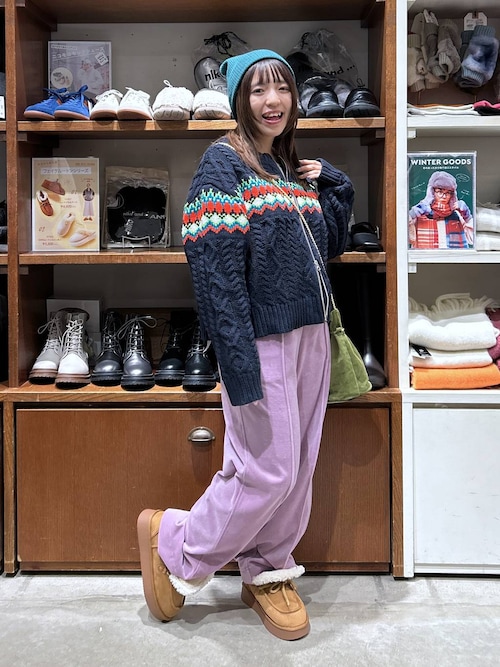 Noodles ベロアパンツ RODEO CROWNS WIDE BOWL | サイドフリルベロアパンツ (パンツ ) |SHEL