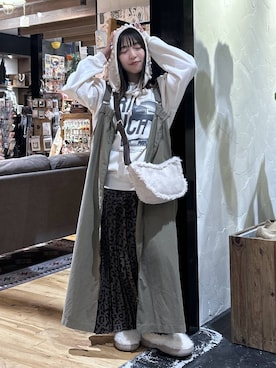 h0peeekoさん（レディース・151cm）の冬コーディネート