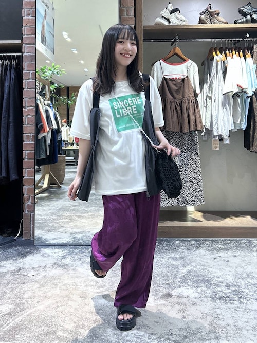 サテンジャガードパンツ(その他パンツ)|niko and(ニコアンド サテンジャガードパンツ(その他パンツ)|niko and(ニコアンド