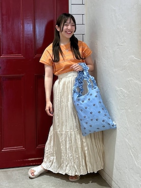 「カラーマイスター_nikoand...」｜h0peeekoさん（レディース・152cm）の夏コーディネート