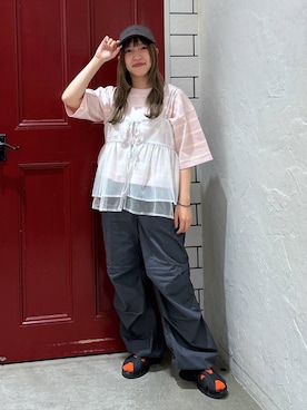 「カラーマイスター_nikoand...」｜h0peeekoさん（レディース・152cm）の春コーディネート