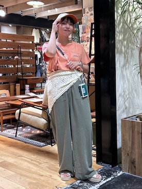 「アイテム（財布）」を使った、h0peeekoさん（レディース・151cm）の夏コーディネート