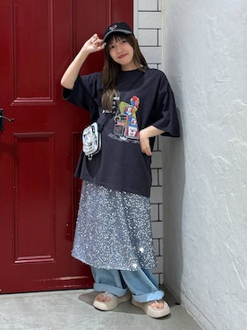 h0peeekoさん（レディース・152cm）の夏コーディネート