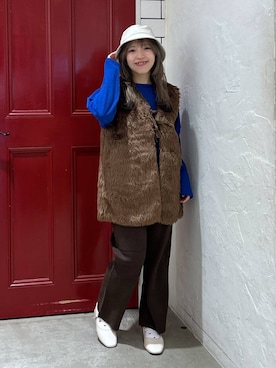 h0peeekoさん（レディース・152cm）の冬コーディネート