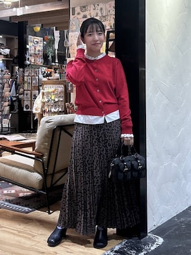 「アイテム（カチューシャ）」を使った、h0peeekoさん（レディース・151cm）の秋コーディネート