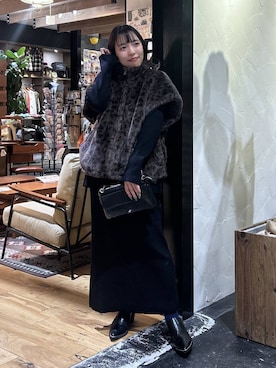 「デート/ロマンティック」｜「アイテム（その他シューズ）」を使った、h0peeekoさん（レディース・151cm）の秋コーディネート