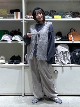 「niko and ...」｜「アイテム（バレエシューズ）」を使った、h0peeekoさん（レディース・152cm）の冬コーディネート