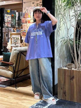 「UGG（アグ）のアイテム」を使った、h0peeekoさん（レディース・151cm）の夏コーディネート