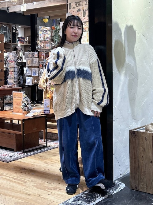 セール】フェザー&ラインZIPカーディガン（カーディガン/ボレロ