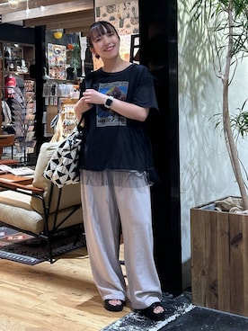 「LAKOLE（ラコレ）のアイテム」を使った、h0peeekoさん（レディース・151cm）の夏コーディネート