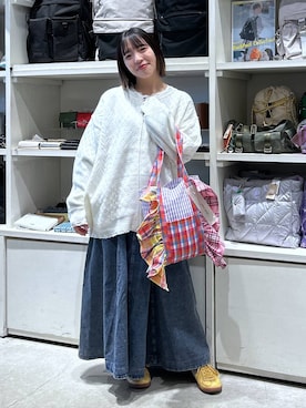 「niko and...（ニコアンド）のアイテム（ブルゾン）」を使った、h0peeekoさん（レディース・151cm）の春コーディネート