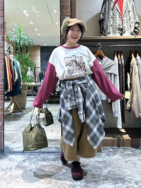 h0peeekoさん（レディース・151cm）の秋コーディネート