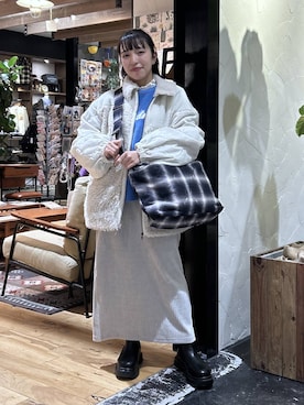 「niko and...（ニコアンド）のオリジナルサイドゴアブーツ（ブーツ）」を使った、h0peeekoさん（レディース・151cm）の秋コーディネート