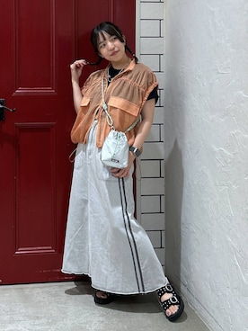 「カラーマイスター_nikoand...」｜h0peeekoさん（レディース・152cm）の夏コーディネート