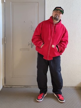 「アイテム（帽子）」を使った、ゆさん（メンズ・164cm）の秋コーディネート