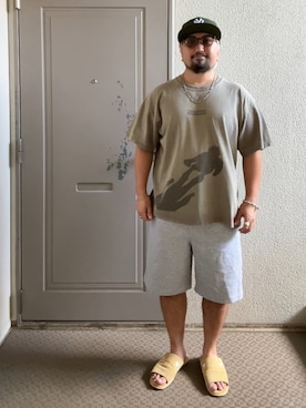 「NEW ERA（ニューエラ）のアイテム（キャップ）」を使った、ゆさん（メンズ・164cm・30代）の夏コーディネート